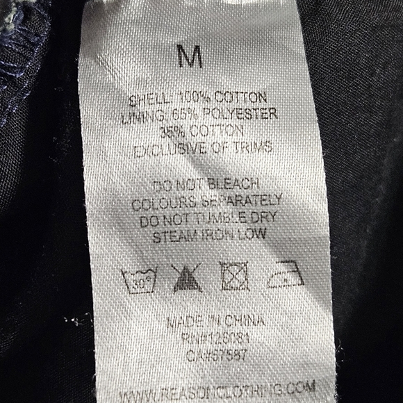 Men's Blue Camouflage Sweatpants with Colorful Patch. - Picture 7 of 9